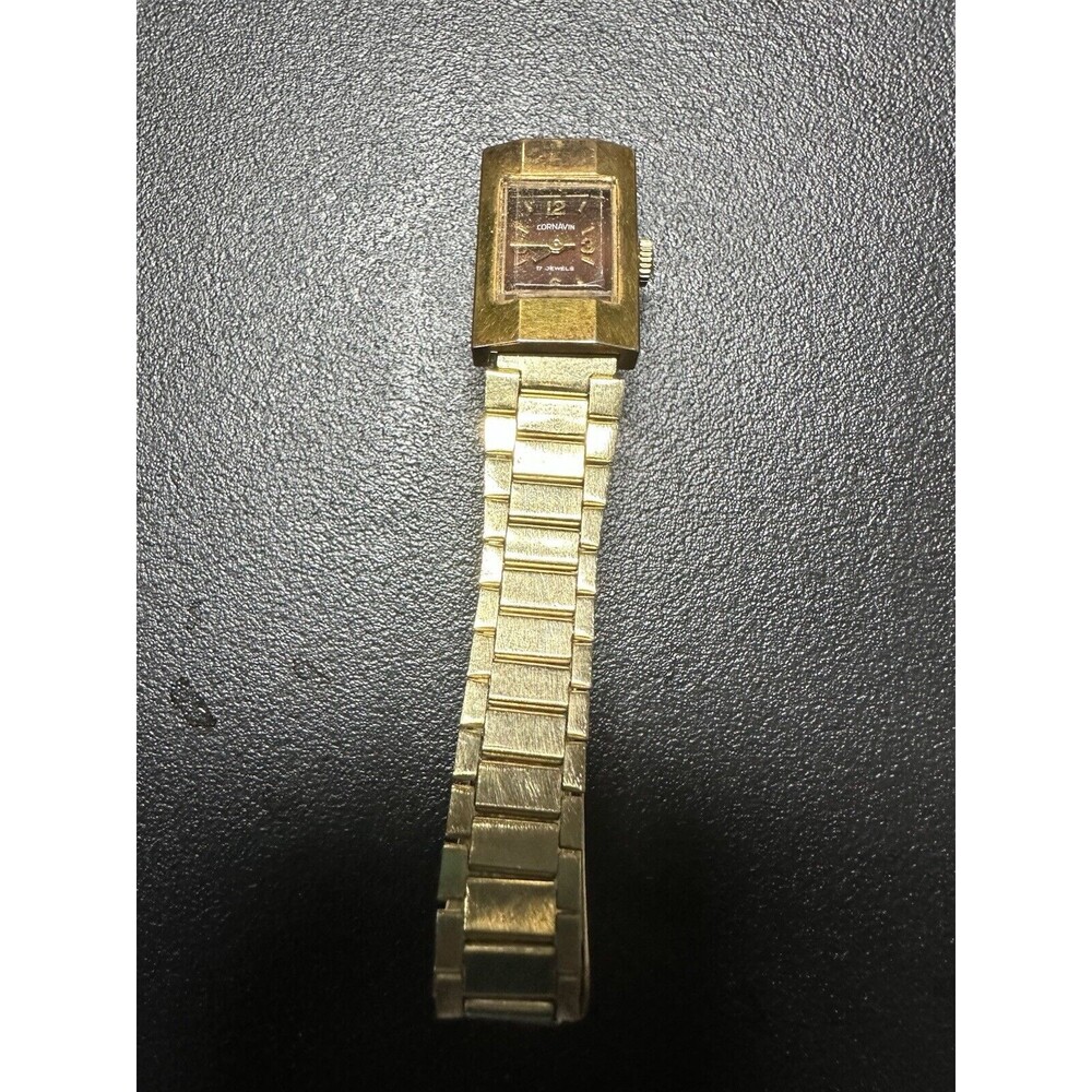 Cornavin Vintage Women Watch 17 Jewels Time Stainless Steel Time Piece Antique - Picture 4 of 11